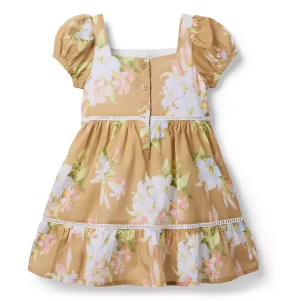 Floral Puff Sleeve Dress