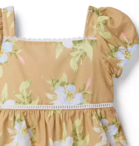 Floral Puff Sleeve Dress