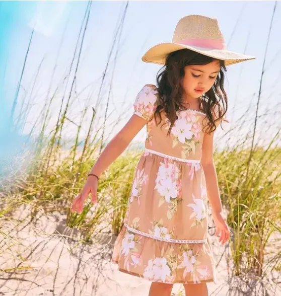 Floral Puff Sleeve Dress