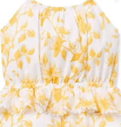 Floral Ruffle Romper