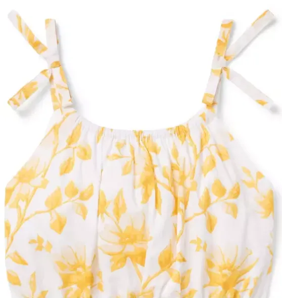 Floral Ruffle Romper