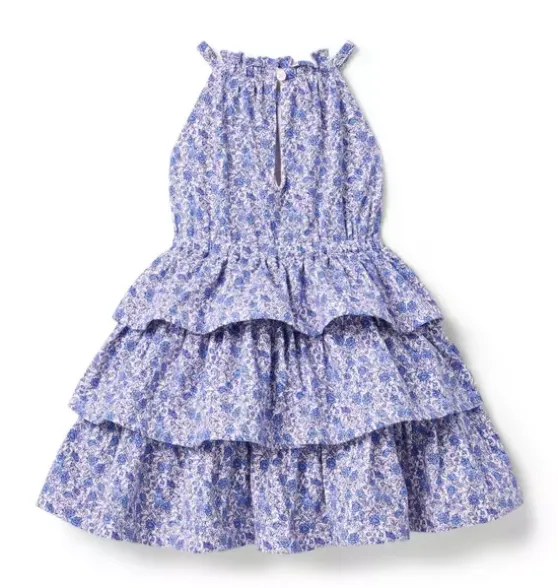 Floral Tiered Ruffle Dress