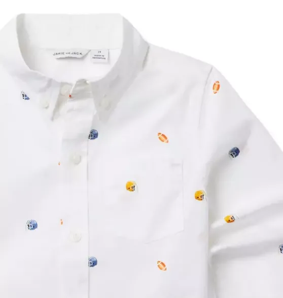 Football Poplin Shirt