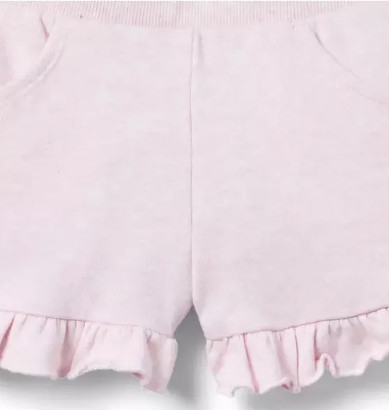 French Terry Ruffle Short