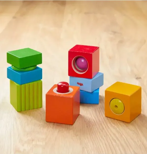 Fun with Sounds Wooden Discovery Blocks