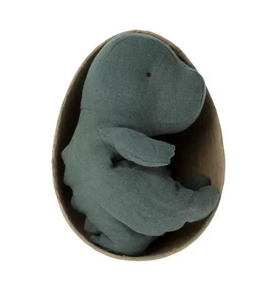 Gantosaurus in egg, Small - Dark petrol
