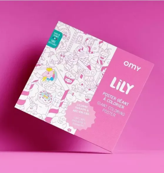 Giant Coloring Poster Unicorn