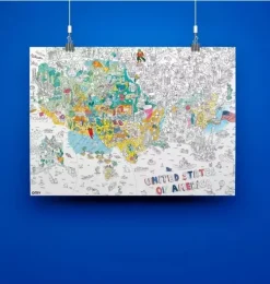 Giant Coloring Poster USA