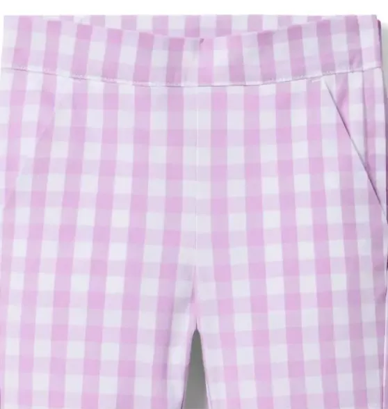 Gingham Canvas Pant
