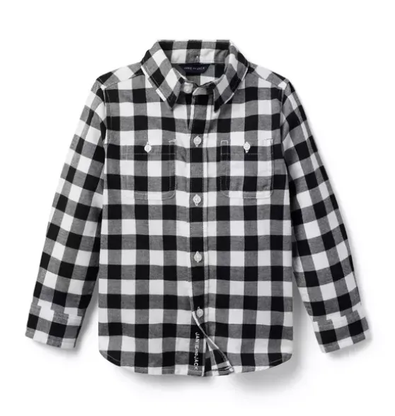 Gingham Flannel Shirt
