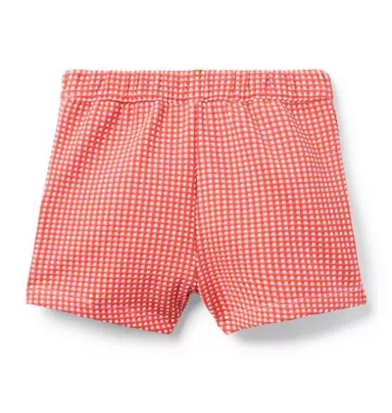 Gingham Jacquard Short