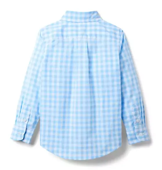 Gingham Poplin Shirt