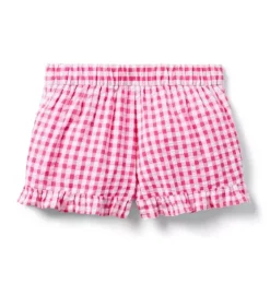 Gingham Ruffle Short
