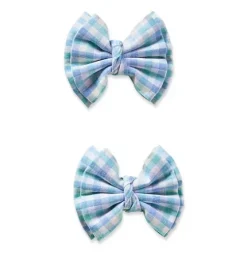 Girl's Hair Bows in Spring Gingham