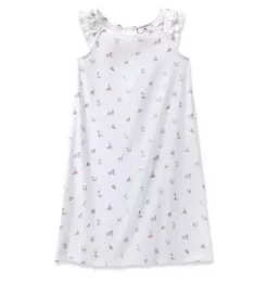 Girl's Twill Amelie Nightgown in Coastal Charms