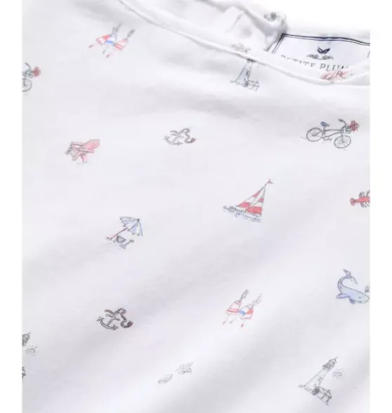 Girl's Twill Amelie Nightgown in Coastal Charms