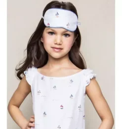 Girl's Twill Amelie Nightgown in Bateau