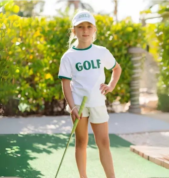 Golf Crewneck T-Shirt, Green