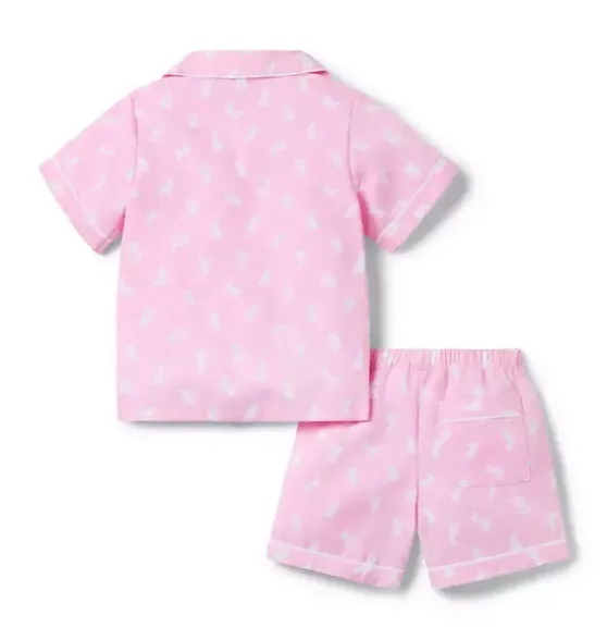 Good Night Classic Short Pajama In Bunny