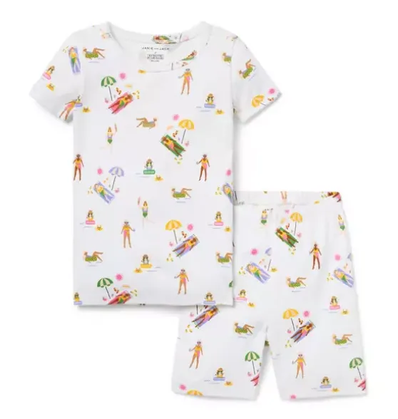 Good Night Short Pajama In Beach Day
