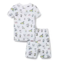 Good Night Short Pajama In Peanuts Snoopy Vacation