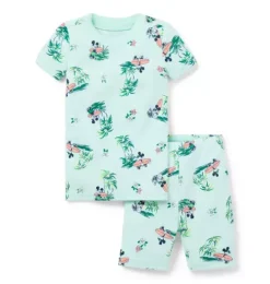 Good Night Short Pajama In Disney Mickey Mouse Surf