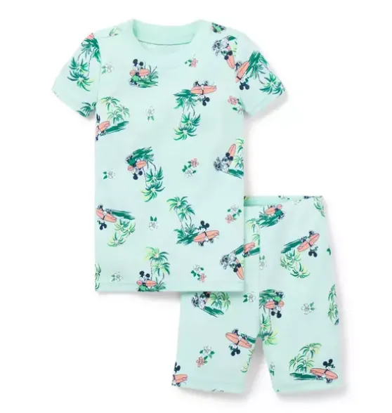 Good Night Short Pajama In Disney Mickey Mouse Surf