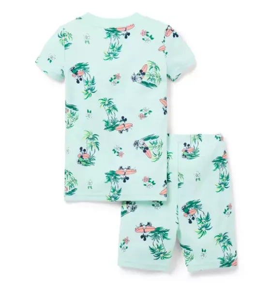 Good Night Short Pajama In Disney Mickey Mouse Surf