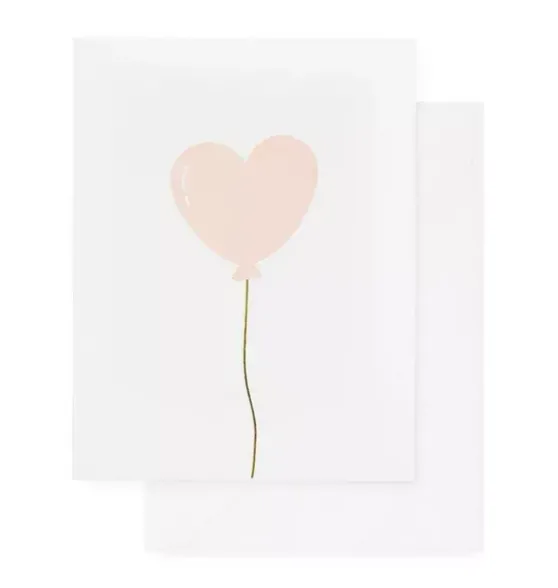 Heart Balloon Greeting Card