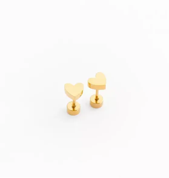 Heart Stud Earrings