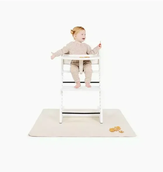Ivory High Chair Mat