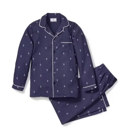 Kid's Pajama Set in Portsmouth Anchors