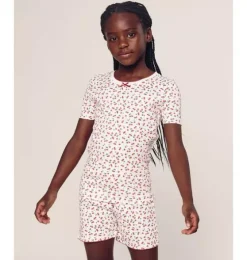 Kid's Pima Snug Fit Short Set in Cherry Orchard