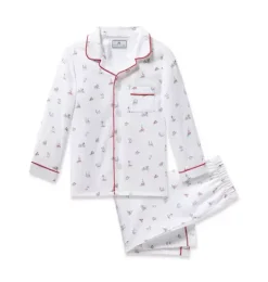 Kid's Twill Pajama Set in Coastal Charms