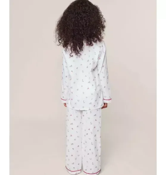 Kid's Twill Pajama Set in Coastal Charms