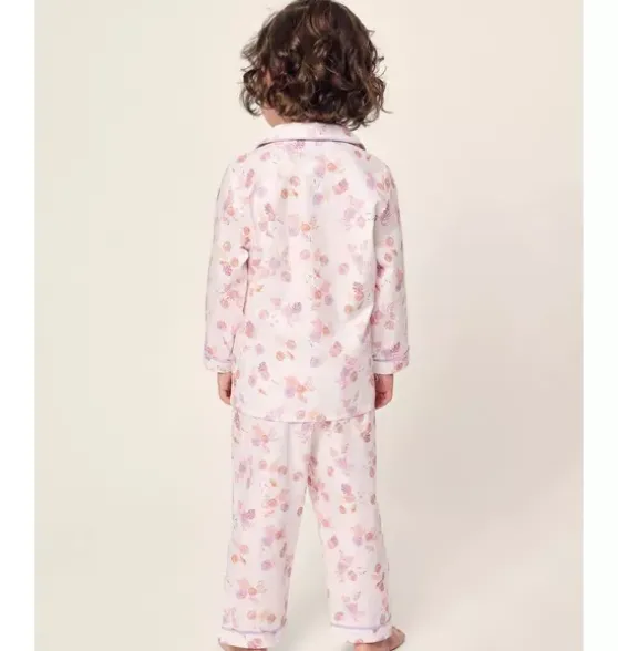 Kid's Twill Pajama Set in Seashell Splendor