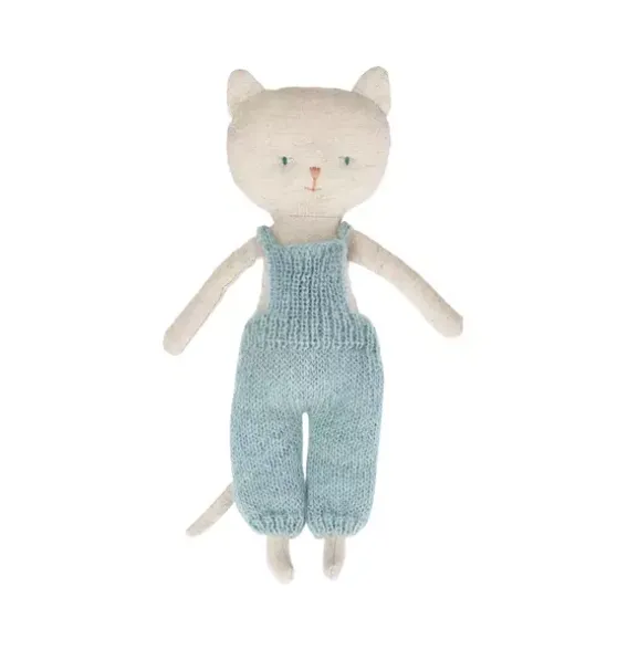 Kitten in Overalls - Blond