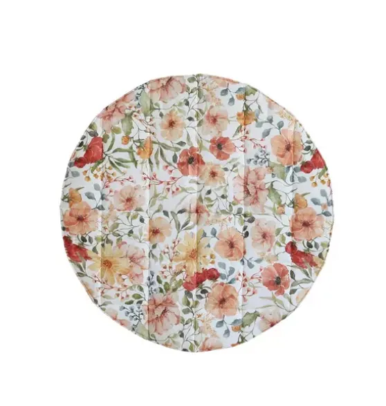“Flower power” Teepee Tent and Round Mat Set