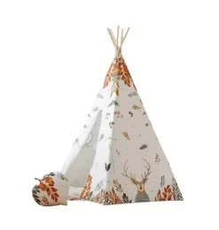 &ldquo;Forest Friends&rdquo; Teepee and Round Mat Set