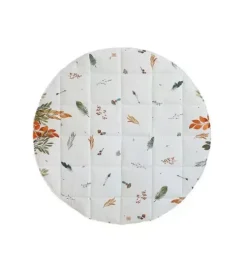 &ldquo;Forest Friends&rdquo; Round Cotton Mat
