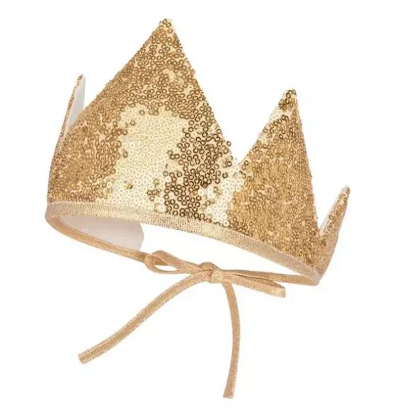 “Gold Sequins” Crown