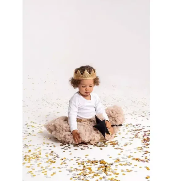 “Gold Sequins” Fairy-tale Crown