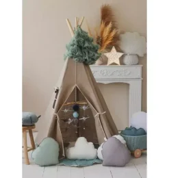 &ldquo;Natural Linen&rdquo; Teepee Tent