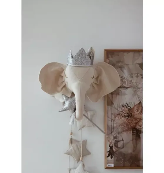 “Silver Sequins” Crown and Wand Magic Set