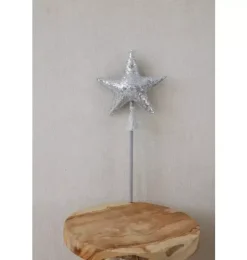 “Silver Sequins” Magic Wand