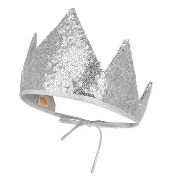 “Silver Sequins” Crown