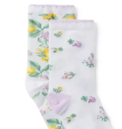 Lemon And Floral Sock 2-Pack