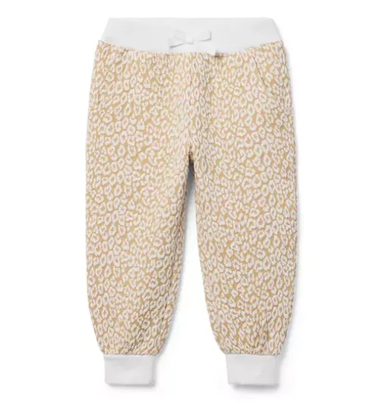 Leopard Jacquard Jogger