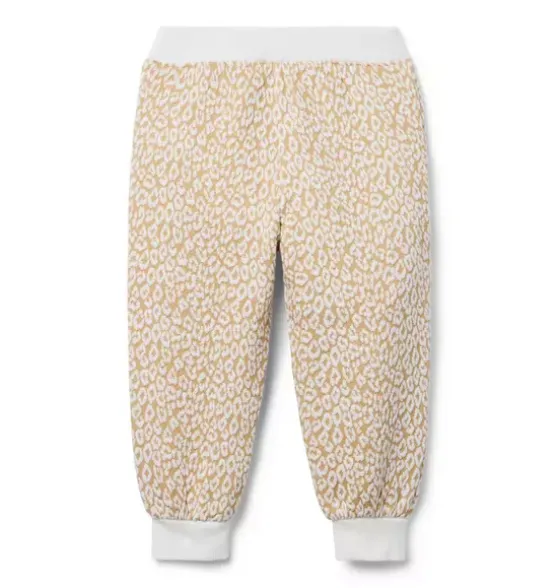 Leopard Jacquard Jogger