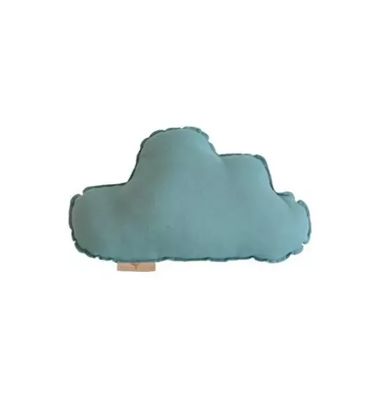 Linen “Eye of the Sea” Cloud Pillow